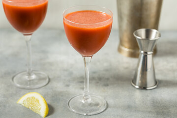 Cold Boozy Trinidad Sour Cocktail