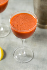 Cold Boozy Trinidad Sour Cocktail