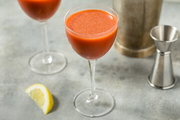 Cold Boozy Trinidad Sour Cocktail