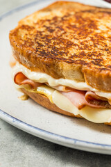 Homemade Fried French Monte Cristo Sandwich
