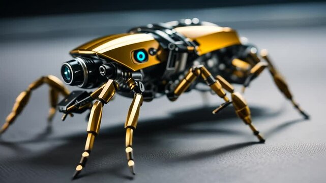 Futuristic robot insect.
