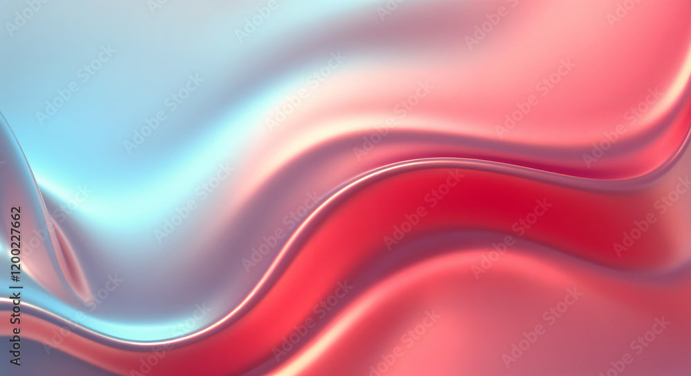 Poster smooth elegant satin fabric flowing creating a luxurious backdrop