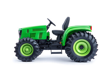 Obraz premium Big agricultural tractor isolated on a white background
