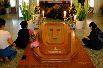 Tac Say Church, also known as Father Diep Church.  Francis Xavier Truong Buu Diep was a famous ...