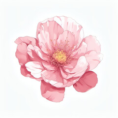 Soft Petals of a Pink Flower