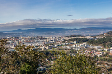Paisagem da cidade de Braga, Vista a partir da escadaria do Bom Jesus do Monte.