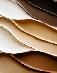 Pr&oacute;bki płynnej czekolady na tapetę