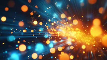 Vibrant Burst of Light and Color