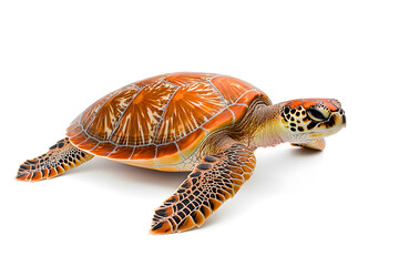 Obraz premium Turtle isolated on white background