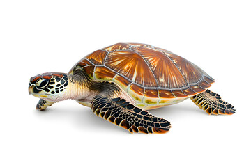 Obraz premium Turtle isolated on white background