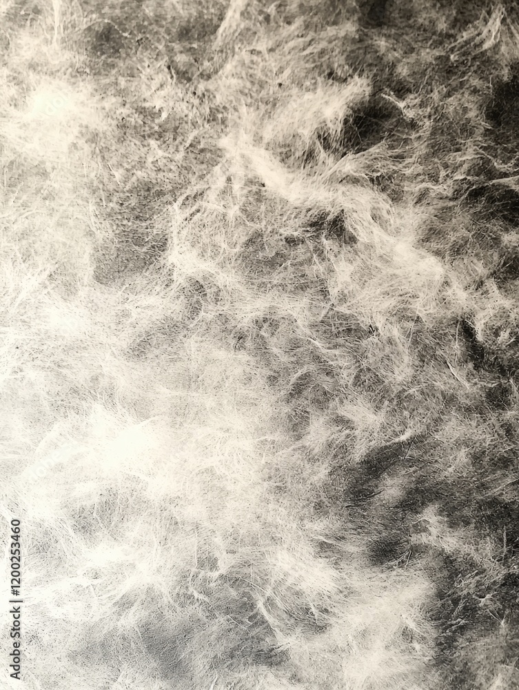 Poster abstract textured background resembling wispy smoke or ethereal fibers. ideal for overlaying on phot