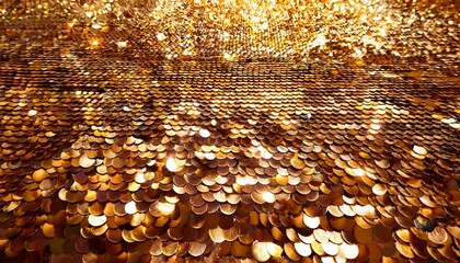 shimmering gold sequins background ideal for glamorous events and celebrations luxury gold shiny sequins backdrop for elegant occasions