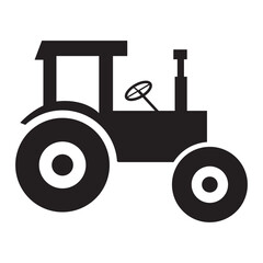 tractor isolated on white background