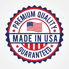 Premium Quality Guaranteed Stamp Made in USA with Patriotic Theme