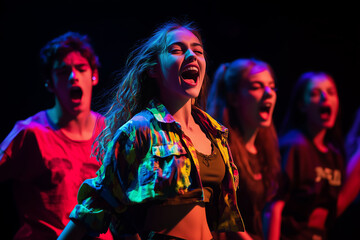 Mixed-ability theater group lights up the stage with vibrant performance