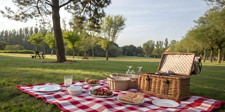 Picnic Summer Background Bouquet