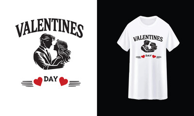 A unique Valentine&rsquo;s Day T-shirt and logo design featuring a heart intertwined with vines, soft pastel colors, and a sweet "Forever in Love" message, perfect for celebrating romance.