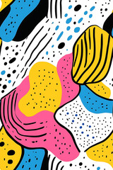 Colorful Abstract Art with Bold Shapes