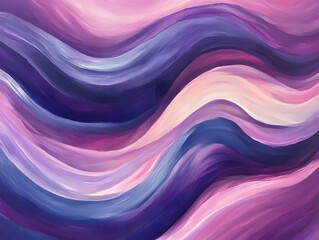 Obraz premium Flowing colors in hypnotica lavender