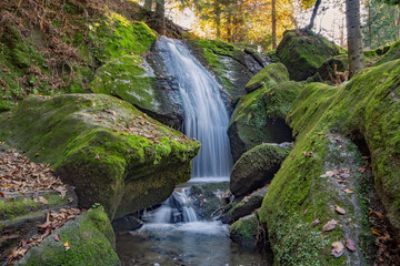 Wodospad Roztoki w Stryszawie © piotrwolak