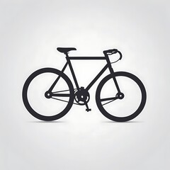 creative logo in bicycle shape
