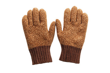 Cozy brown knitting gloves designed for warmth and comfort during winter activities for outdoor exploration and everyday use