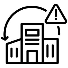 Environmental Error Outline Icon