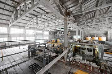 Factory for production of gas silica blocks and equipment