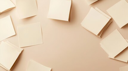 Cream-colored sticky note for text highlights or reminders 