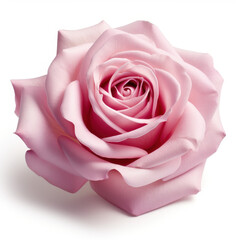 Stunning Pink Rose Close-Up Illustration for Floral Decor and Nature-Themed Designs