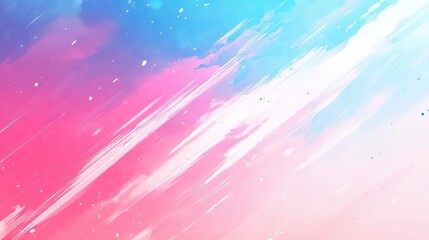 Abstract fast speed lines background illustration. Creative horizontal light-speed wallpaper. Colorful gradient blue backdrop for anime or manga style. Modern template for graphic or banner design.