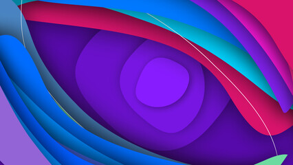 Fototapeta premium Colorful Abstract Background Modern Illustration
