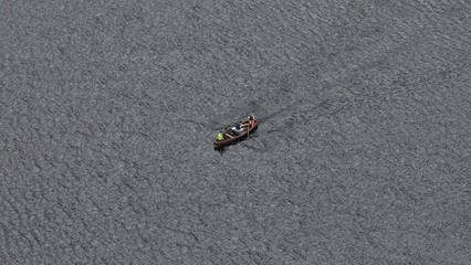 Fishing Boat on the Lake