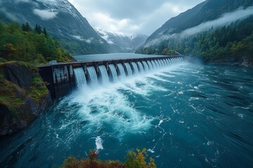 Green energy, providing power, river