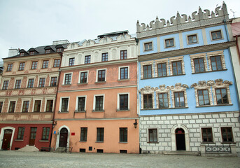 Fototapeta premium Lublin Historic Old Town Houses