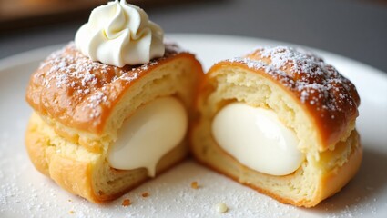 Fluffy Delight: The Cream Puff Experience