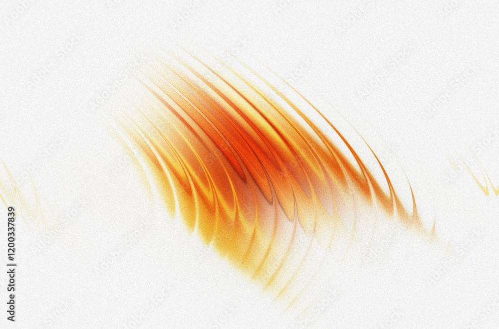 Poster abstract background. motion blur background. glowing backdrop. golden shape over white background wi