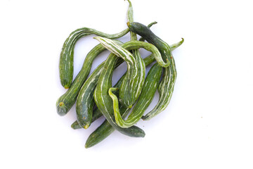 Snake gourd or serpent gourd