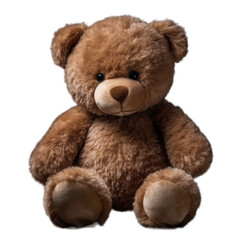 Obraz premium Cute stuffed teddy bear isolated on white background