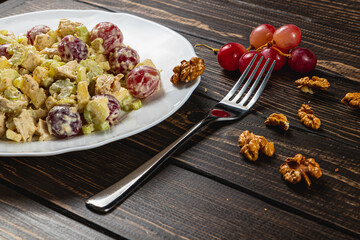 Peach harvesting in a dense Croatian orchard during summer