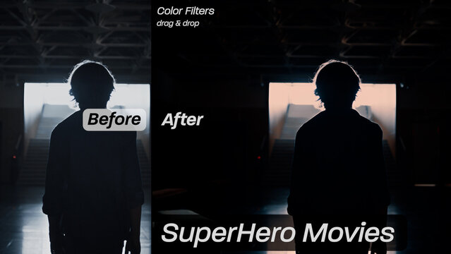 SuperHero Movies Color Filters 