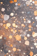 Fototapeta premium Abstract pattern of colorful spots on a textured surface