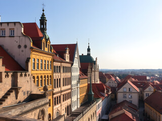 Fototapeta premium European city old town view