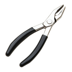 Obraz premium A highquality, isolated plier with black handles resting on a plain background for versatile tool usage, Plier isolated