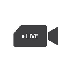 Live streaming logo icon
