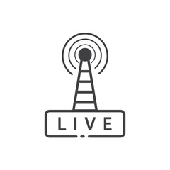 tower broadcasts live icon