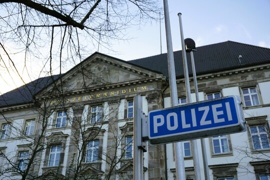 Essen, Deutschland: Blick auf das Polizeipr&auml;sidium