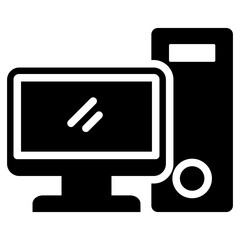 Computer Glyph Icon
