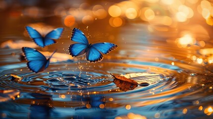 Blue_butterflies_in_the_water_dreamy_and_romantic