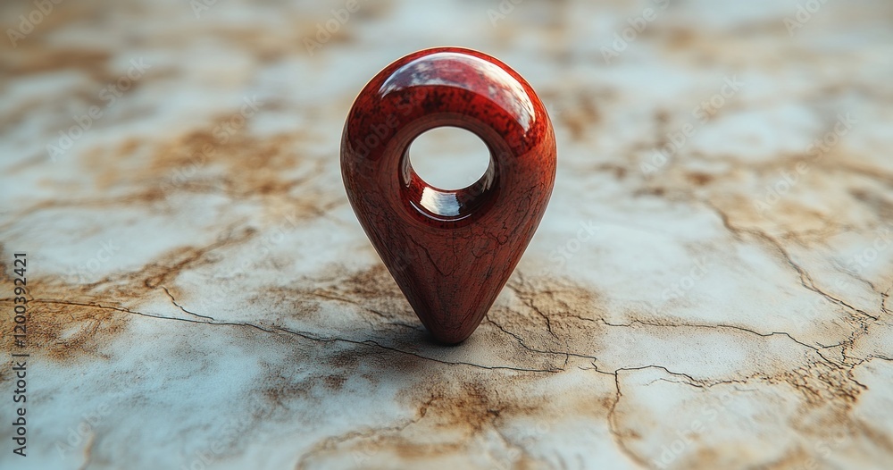 Poster red location pin icon for navigation, gps, map marker, travel pointer, direction sign, graphic desig
